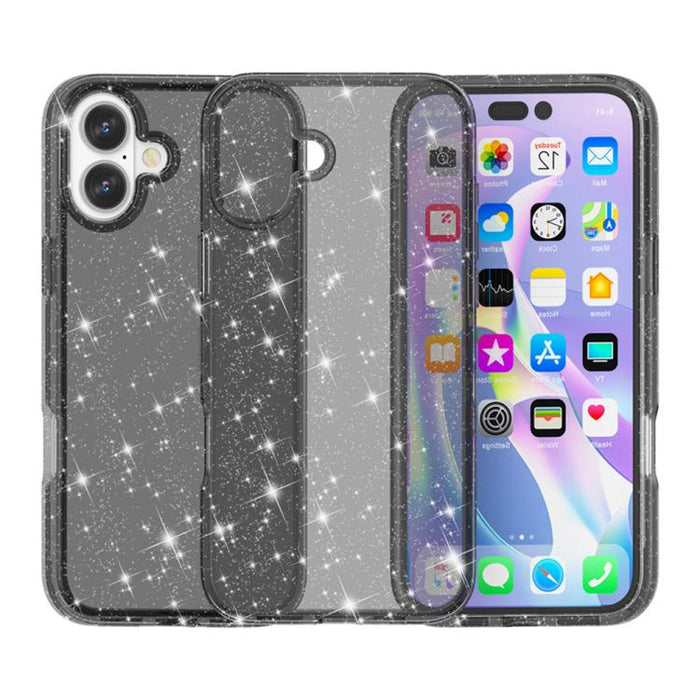 Shockproof Terminator Glitter Powder Phone Case, For iPhone 17 Pro Max, For iPhone 17 Pro, For iPhone 17, For iPhone Air