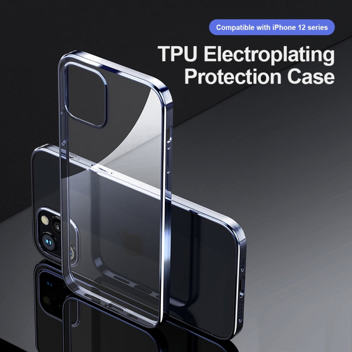 Estuche protector de TPU electrochapado a prueba de golpes ROCK
