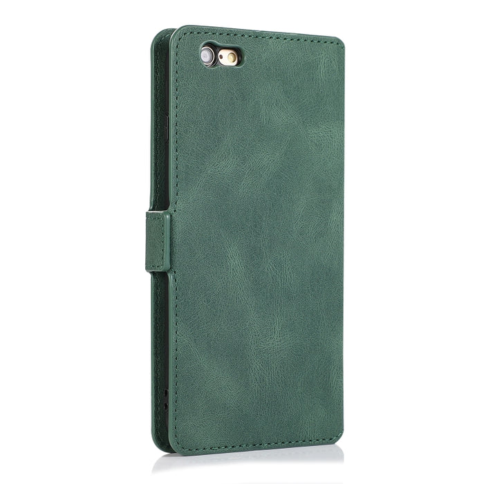 Cierre de cierre magnético retro Estuche de cuero con tapa horizontal con soporte y ranuras para tarjetas y marco de fotos y billetera, For iPhone 6, For iPhone 6 Plus, For iPhone SE 2022 / SE 2020 / 8 / 7, For iPhone 8 Plus / 7 Plus, For iPhone 11    ...