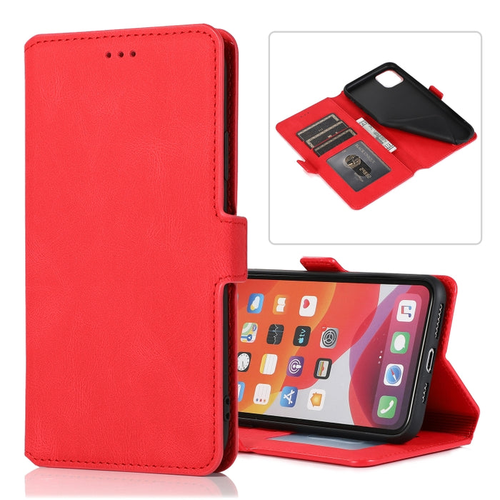 Cierre de cierre magnético retro Estuche de cuero con tapa horizontal con soporte y ranuras para tarjetas y marco de fotos y billetera, For iPhone 6, For iPhone 6 Plus, For iPhone SE 2022 / SE 2020 / 8 / 7, For iPhone 8 Plus / 7 Plus, For iPhone 11    ...