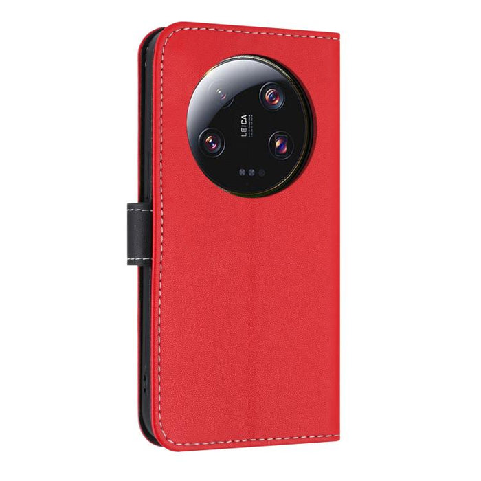 Funda de cuero con lazo metálico para teléfono con correa de mano, For Xiaomi 13 Ultra