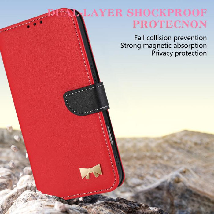Funda de cuero con lazo metálico para teléfono con correa de mano, For Xiaomi 13 Ultra