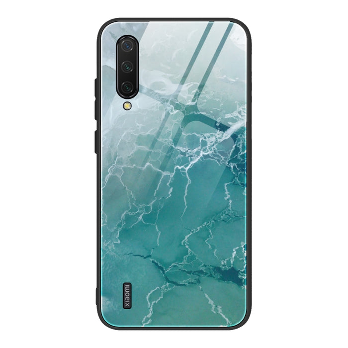 Estuche protector de vidrio con patrón de mármol, For Xiaomi Mi Note 10, For Xiaomi Mi CC9 / A3 Lite, For Xiaomi Redmi 9A, For Xiaomi Redmi K20 / K20 Pro / Mi 9T, For Xiaomi Redmi Note 9, For Xiaomi Redmi Note 9S / Note 9 Pro, For Xiaomi Redmi Note 8 P...