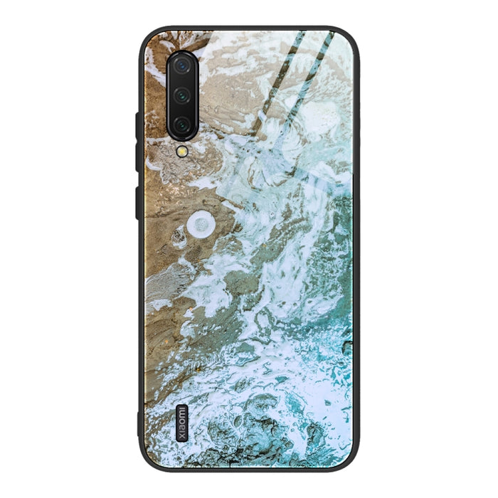 Estuche protector de vidrio con patrón de mármol, For Xiaomi Mi Note 10, For Xiaomi Mi CC9 / A3 Lite, For Xiaomi Redmi 9A, For Xiaomi Redmi K20 / K20 Pro / Mi 9T, For Xiaomi Redmi Note 9, For Xiaomi Redmi Note 9S / Note 9 Pro, For Xiaomi Redmi Note 8 P...
