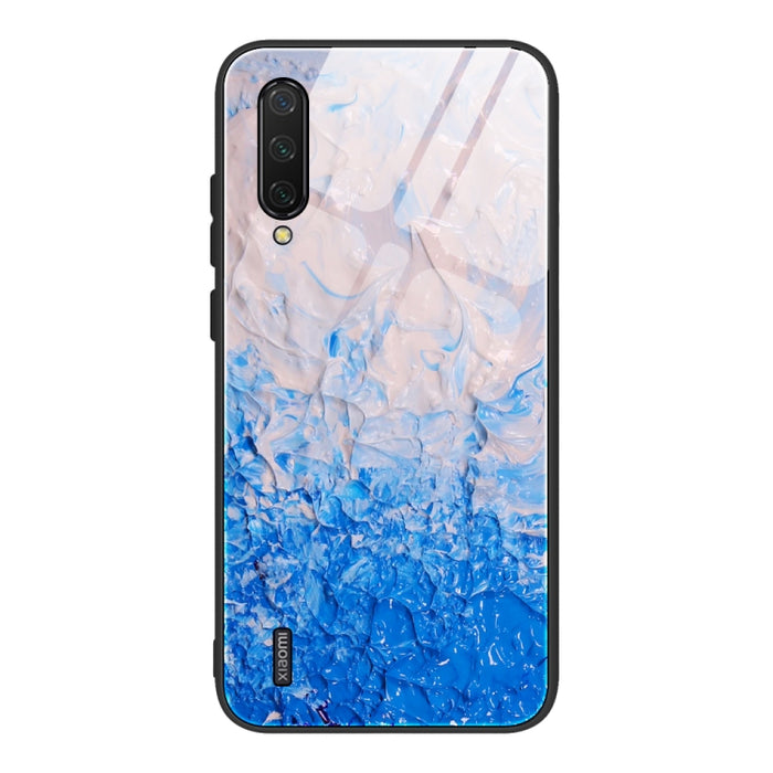 Estuche protector de vidrio con patrón de mármol, For Xiaomi Mi Note 10, For Xiaomi Mi CC9 / A3 Lite, For Xiaomi Redmi 9A, For Xiaomi Redmi K20 / K20 Pro / Mi 9T, For Xiaomi Redmi Note 9, For Xiaomi Redmi Note 9S / Note 9 Pro, For Xiaomi Redmi Note 8 P...