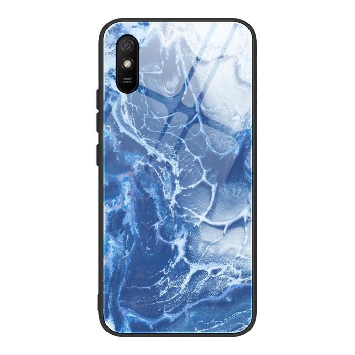 Estuche protector de vidrio con patrón de mármol, For Xiaomi Mi Note 10, For Xiaomi Mi CC9 / A3 Lite, For Xiaomi Redmi 9A, For Xiaomi Redmi K20 / K20 Pro / Mi 9T, For Xiaomi Redmi Note 9, For Xiaomi Redmi Note 9S / Note 9 Pro, For Xiaomi Redmi Note 8 P...