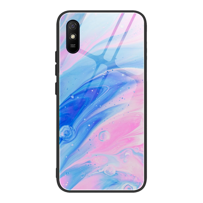 Estuche protector de vidrio con patrón de mármol, For Xiaomi Mi Note 10, For Xiaomi Mi CC9 / A3 Lite, For Xiaomi Redmi 9A, For Xiaomi Redmi K20 / K20 Pro / Mi 9T, For Xiaomi Redmi Note 9, For Xiaomi Redmi Note 9S / Note 9 Pro, For Xiaomi Redmi Note 8 P...