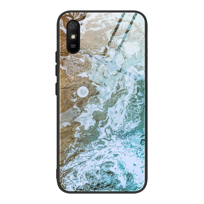 Estuche protector de vidrio con patrón de mármol, For Xiaomi Mi Note 10, For Xiaomi Mi CC9 / A3 Lite, For Xiaomi Redmi 9A, For Xiaomi Redmi K20 / K20 Pro / Mi 9T, For Xiaomi Redmi Note 9, For Xiaomi Redmi Note 9S / Note 9 Pro, For Xiaomi Redmi Note 8 P...