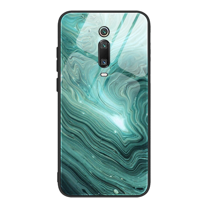 Estuche protector de vidrio con patrón de mármol, For Xiaomi Mi Note 10, For Xiaomi Mi CC9 / A3 Lite, For Xiaomi Redmi 9A, For Xiaomi Redmi K20 / K20 Pro / Mi 9T, For Xiaomi Redmi Note 9, For Xiaomi Redmi Note 9S / Note 9 Pro, For Xiaomi Redmi Note 8 P...