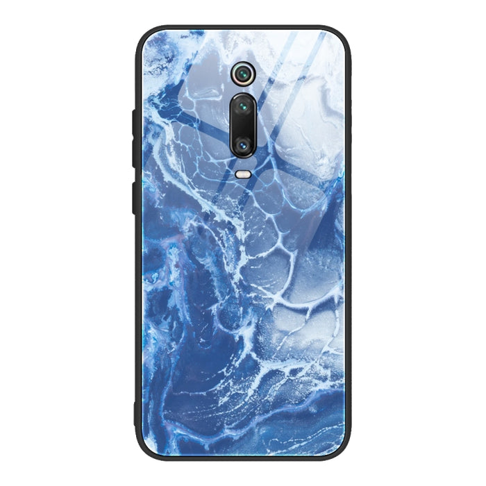 Estuche protector de vidrio con patrón de mármol, For Xiaomi Mi Note 10, For Xiaomi Mi CC9 / A3 Lite, For Xiaomi Redmi 9A, For Xiaomi Redmi K20 / K20 Pro / Mi 9T, For Xiaomi Redmi Note 9, For Xiaomi Redmi Note 9S / Note 9 Pro, For Xiaomi Redmi Note 8 P...