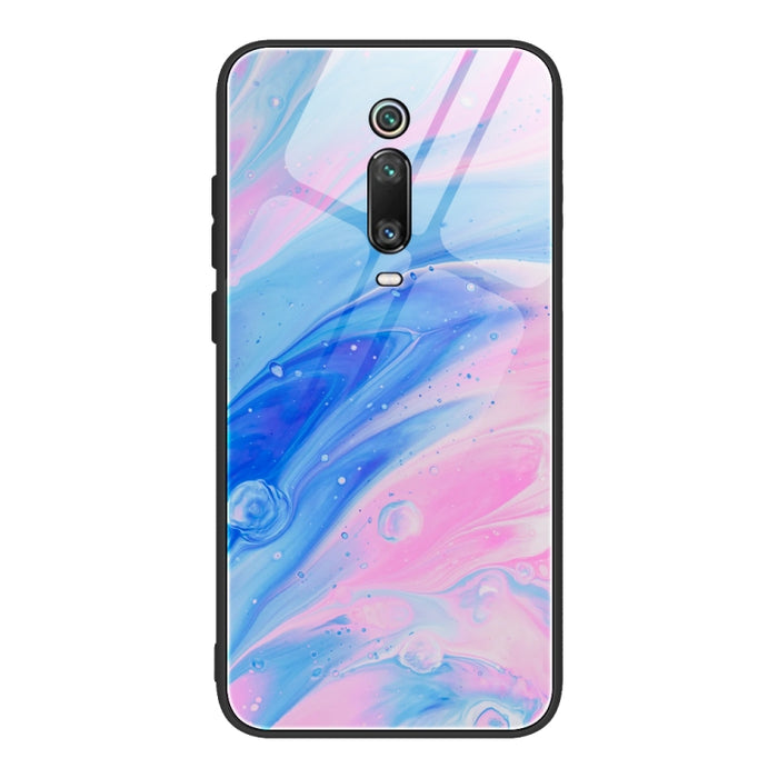 Estuche protector de vidrio con patrón de mármol, For Xiaomi Mi Note 10, For Xiaomi Mi CC9 / A3 Lite, For Xiaomi Redmi 9A, For Xiaomi Redmi K20 / K20 Pro / Mi 9T, For Xiaomi Redmi Note 9, For Xiaomi Redmi Note 9S / Note 9 Pro, For Xiaomi Redmi Note 8 P...