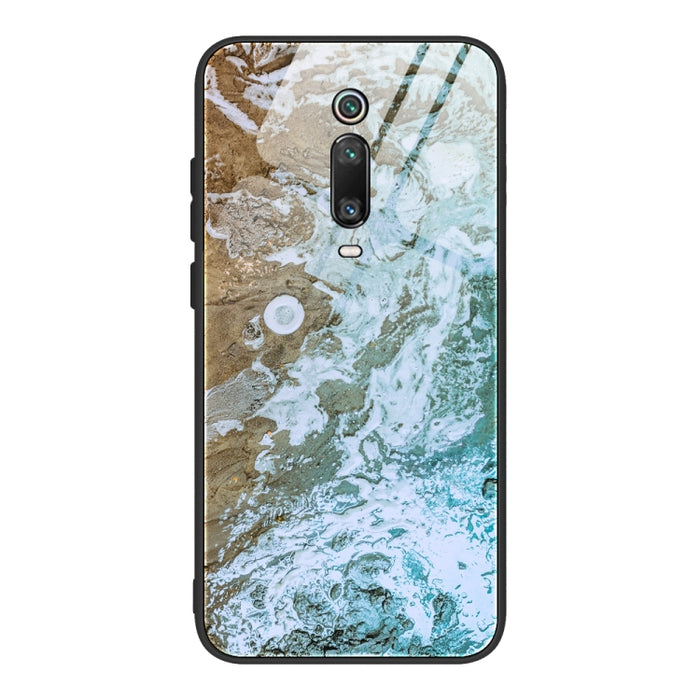Estuche protector de vidrio con patrón de mármol, For Xiaomi Mi Note 10, For Xiaomi Mi CC9 / A3 Lite, For Xiaomi Redmi 9A, For Xiaomi Redmi K20 / K20 Pro / Mi 9T, For Xiaomi Redmi Note 9, For Xiaomi Redmi Note 9S / Note 9 Pro, For Xiaomi Redmi Note 8 P...