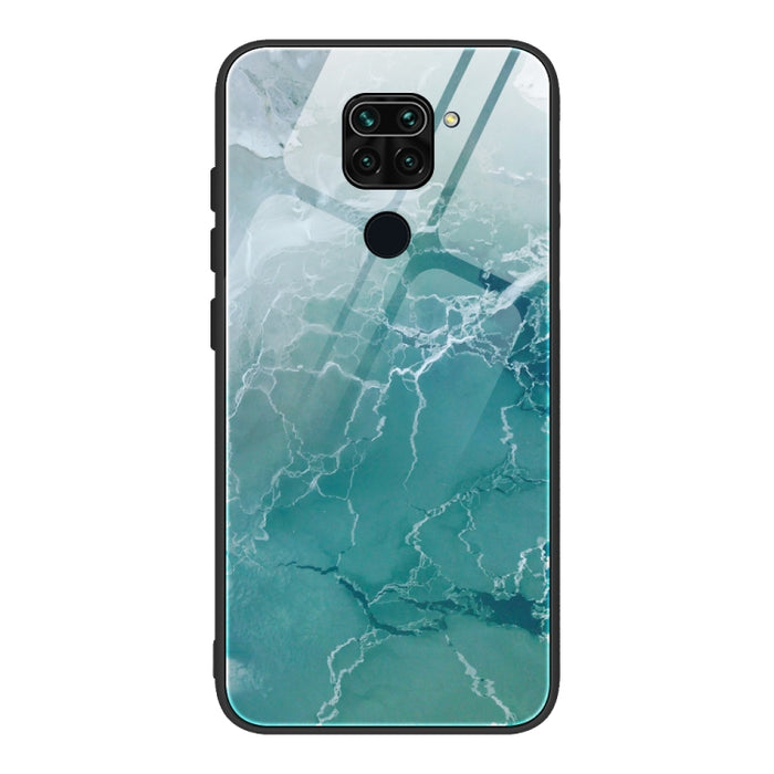 Estuche protector de vidrio con patrón de mármol, For Xiaomi Mi Note 10, For Xiaomi Mi CC9 / A3 Lite, For Xiaomi Redmi 9A, For Xiaomi Redmi K20 / K20 Pro / Mi 9T, For Xiaomi Redmi Note 9, For Xiaomi Redmi Note 9S / Note 9 Pro, For Xiaomi Redmi Note 8 P...
