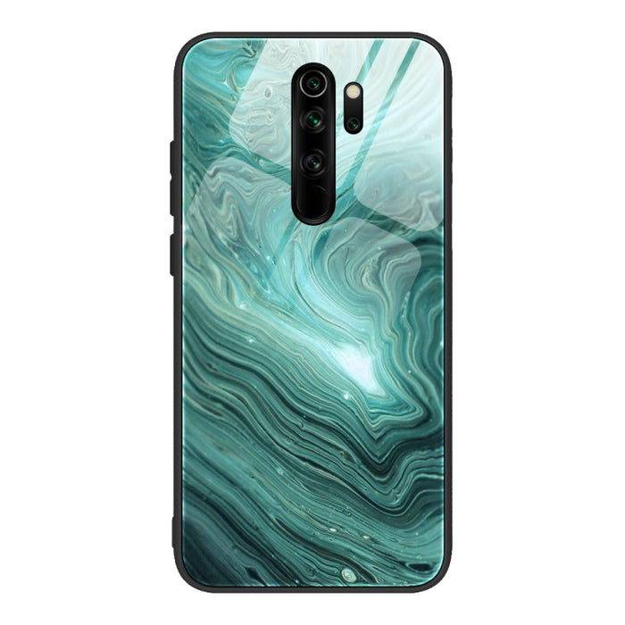 Estuche protector de vidrio con patrón de mármol, For Xiaomi Mi Note 10, For Xiaomi Mi CC9 / A3 Lite, For Xiaomi Redmi 9A, For Xiaomi Redmi K20 / K20 Pro / Mi 9T, For Xiaomi Redmi Note 9, For Xiaomi Redmi Note 9S / Note 9 Pro, For Xiaomi Redmi Note 8 P...