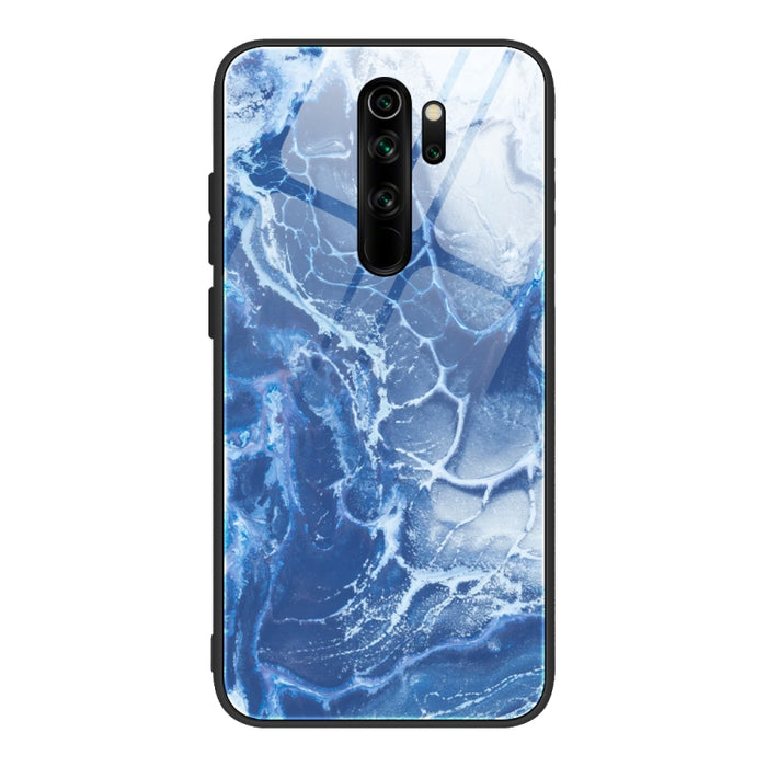 Estuche protector de vidrio con patrón de mármol, For Xiaomi Mi Note 10, For Xiaomi Mi CC9 / A3 Lite, For Xiaomi Redmi 9A, For Xiaomi Redmi K20 / K20 Pro / Mi 9T, For Xiaomi Redmi Note 9, For Xiaomi Redmi Note 9S / Note 9 Pro, For Xiaomi Redmi Note 8 P...