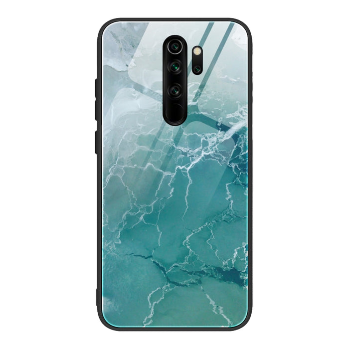 Estuche protector de vidrio con patrón de mármol, For Xiaomi Mi Note 10, For Xiaomi Mi CC9 / A3 Lite, For Xiaomi Redmi 9A, For Xiaomi Redmi K20 / K20 Pro / Mi 9T, For Xiaomi Redmi Note 9, For Xiaomi Redmi Note 9S / Note 9 Pro, For Xiaomi Redmi Note 8 P...