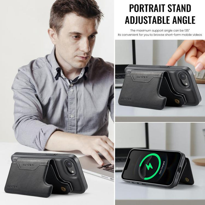 MAGKING K3 Series MagSafe RFID Card Bag Detachable Phone Case, For iPhone 17e / 16e, For iPhone 17, For iPhone 16 Pro Max, For iPhone 16 Pro, For iPhone 16 Plus, For iPhone 16