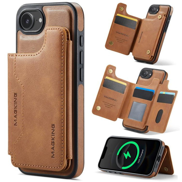 MAGKING K3 Series MagSafe RFID Card Bag Detachable Phone Case, For iPhone 17e / 16e, For iPhone 17, For iPhone 16 Pro Max, For iPhone 16 Pro, For iPhone 16 Plus, For iPhone 16