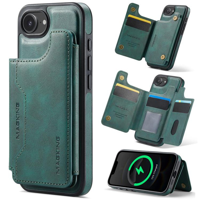 MAGKING K3 Series MagSafe RFID Card Bag Detachable Phone Case, For iPhone 17e / 16e, For iPhone 17, For iPhone 16 Pro Max, For iPhone 16 Pro, For iPhone 16 Plus, For iPhone 16