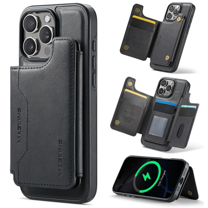 MAGKING K3 Series MagSafe RFID Card Bag Detachable Phone Case, For iPhone 17e / 16e, For iPhone 17, For iPhone 16 Pro Max, For iPhone 16 Pro, For iPhone 16 Plus, For iPhone 16