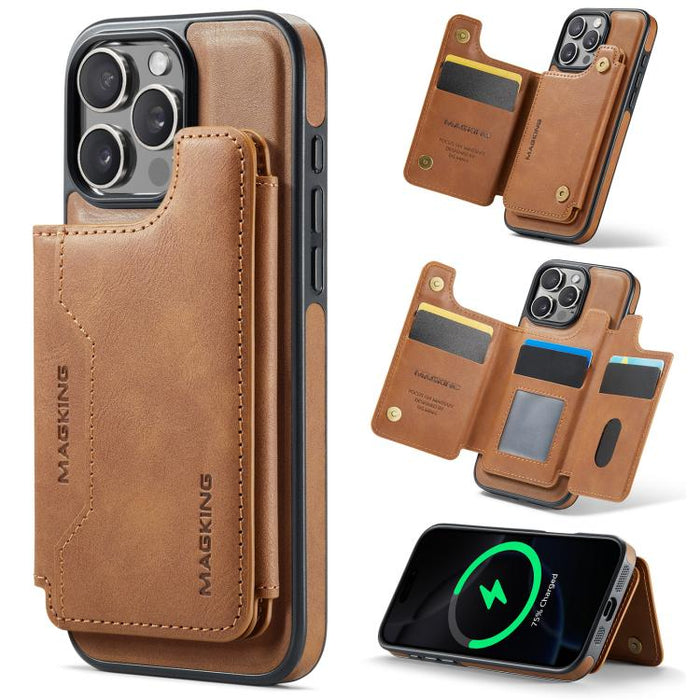 MAGKING K3 Series MagSafe RFID Card Bag Detachable Phone Case, For iPhone 17e / 16e, For iPhone 17, For iPhone 16 Pro Max, For iPhone 16 Pro, For iPhone 16 Plus, For iPhone 16