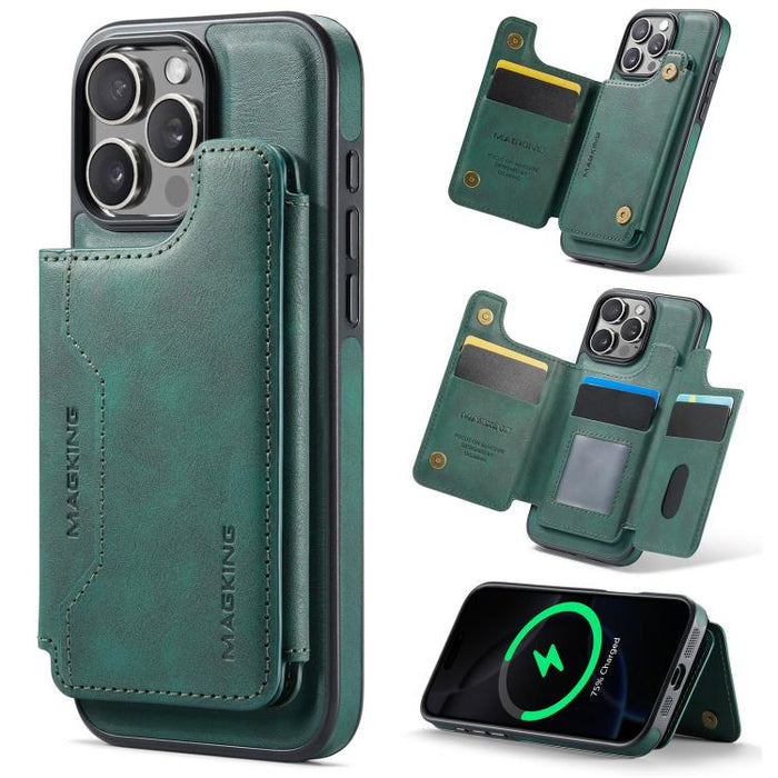 MAGKING K3 Series MagSafe RFID Card Bag Detachable Phone Case, For iPhone 17e / 16e, For iPhone 17, For iPhone 16 Pro Max, For iPhone 16 Pro, For iPhone 16 Plus, For iPhone 16