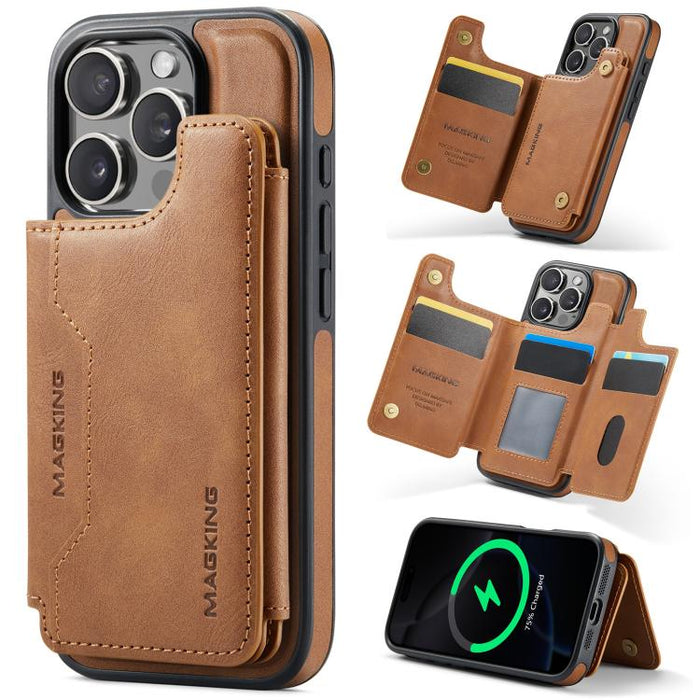 MAGKING K3 Series MagSafe RFID Card Bag Detachable Phone Case, For iPhone 17e / 16e, For iPhone 17, For iPhone 16 Pro Max, For iPhone 16 Pro, For iPhone 16 Plus, For iPhone 16