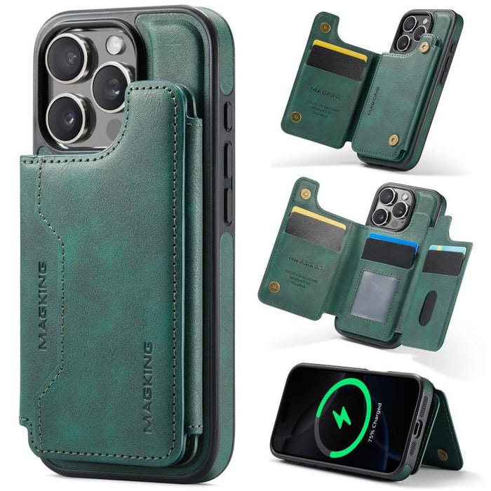 MAGKING K3 Series MagSafe RFID Card Bag Detachable Phone Case, For iPhone 17e / 16e, For iPhone 17, For iPhone 16 Pro Max, For iPhone 16 Pro, For iPhone 16 Plus, For iPhone 16