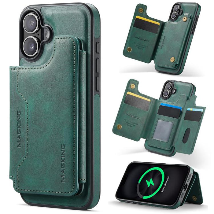 MAGKING K3 Series MagSafe RFID Card Bag Detachable Phone Case, For iPhone 17e / 16e, For iPhone 17, For iPhone 16 Pro Max, For iPhone 16 Pro, For iPhone 16 Plus, For iPhone 16