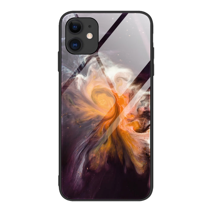 Estuche protector de vidrio con patrón de mármol