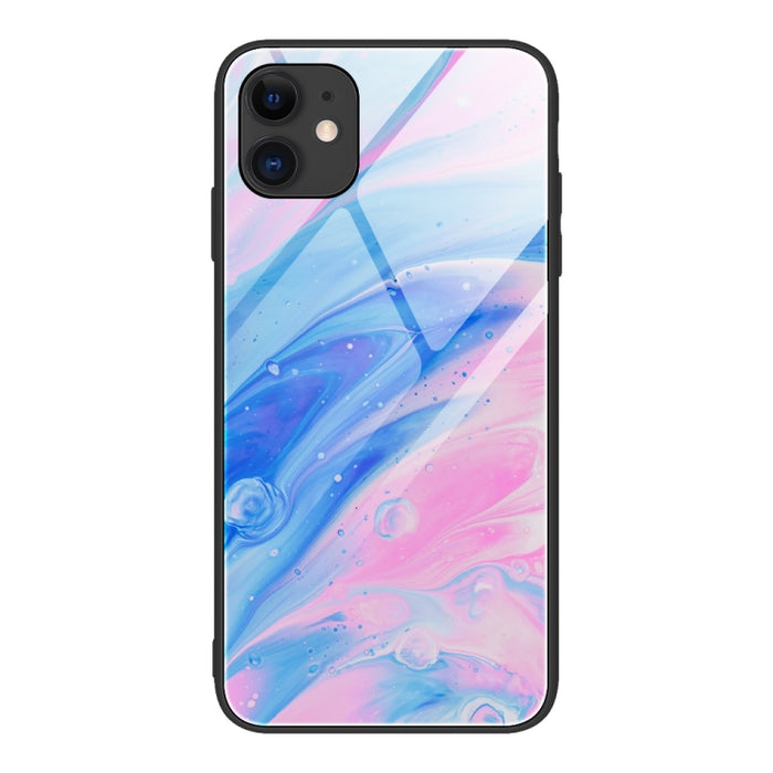 Estuche protector de vidrio con patrón de mármol