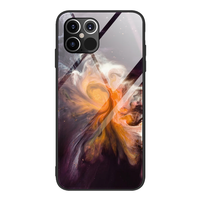 Estuche protector de vidrio con patrón de mármol