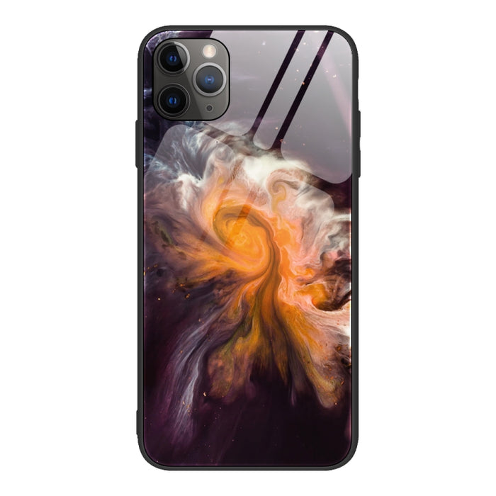 Estuche protector de vidrio con patrón de mármol