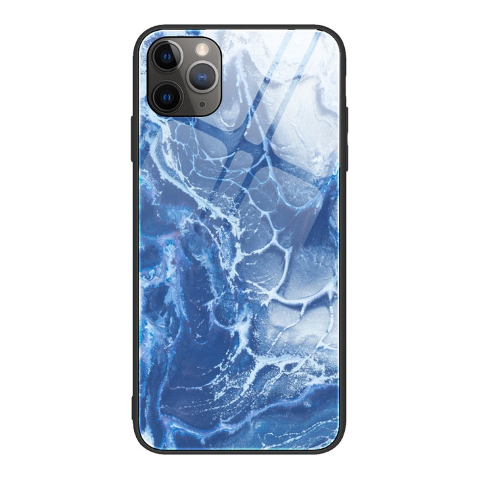 Estuche protector de vidrio con patrón de mármol