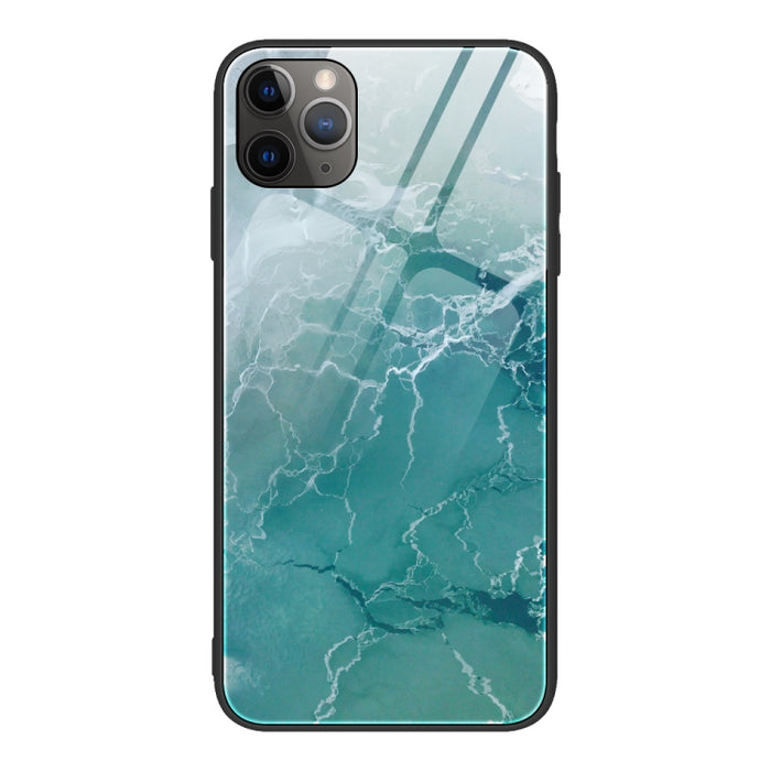 Estuche protector de vidrio con patrón de mármol