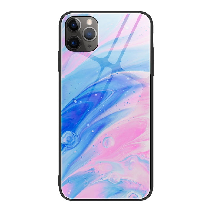 Estuche protector de vidrio con patrón de mármol