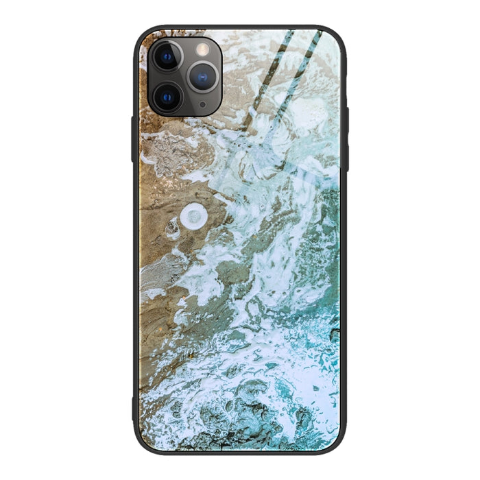 Estuche protector de vidrio con patrón de mármol