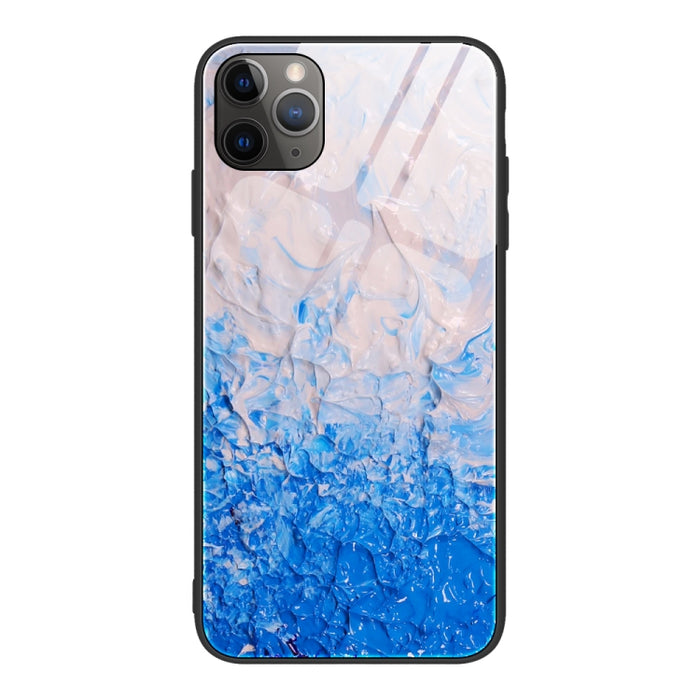 Estuche protector de vidrio con patrón de mármol