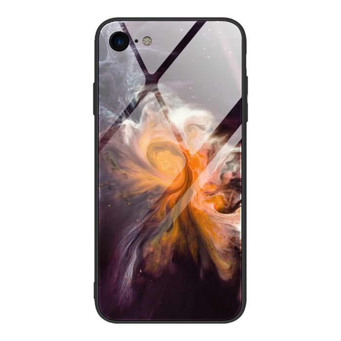 Estuche protector de vidrio con patrón de mármol