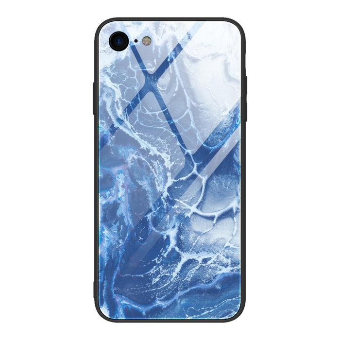 Estuche protector de vidrio con patrón de mármol
