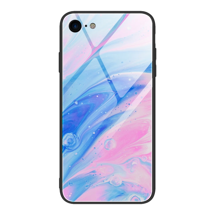 Estuche protector de vidrio con patrón de mármol