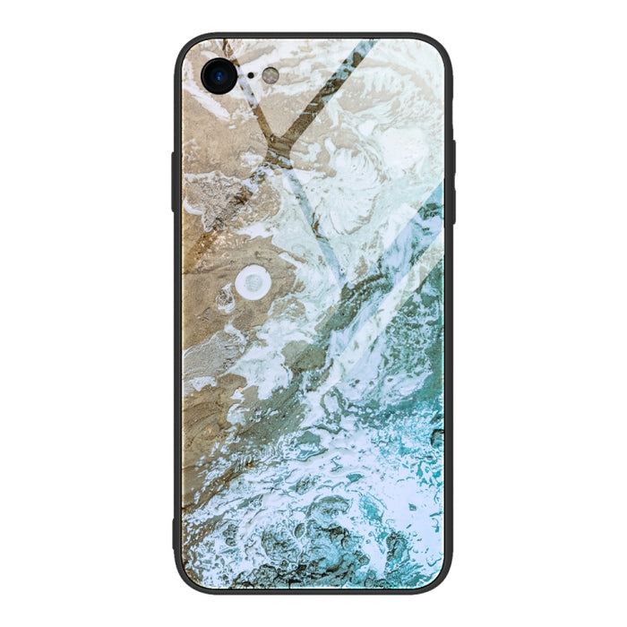 Estuche protector de vidrio con patrón de mármol