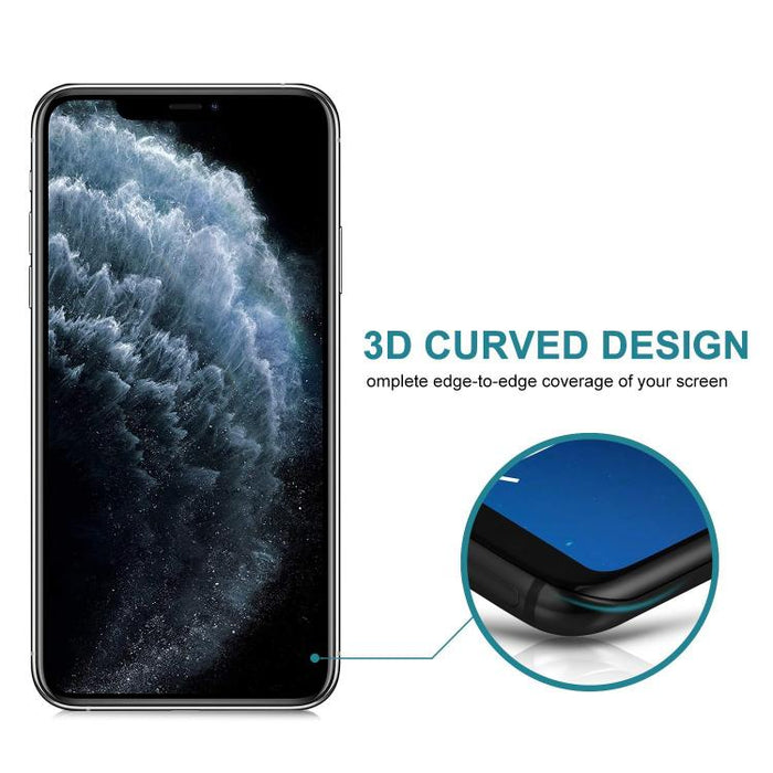 9H 3D HD Anti-glare Fine Hole Full Screen Tempered Glass Film, For iPhone 11 Pro Max / XS Max