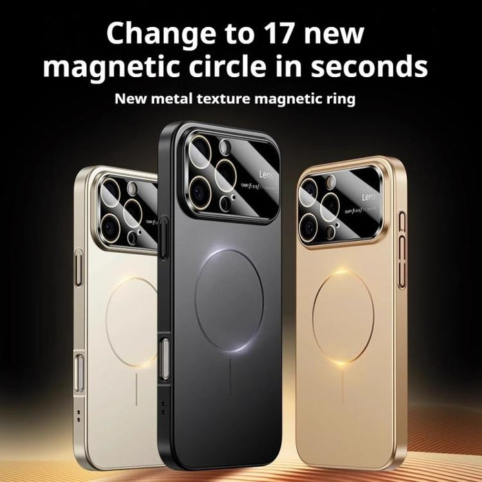 Kalebol Large Window MagSafe Frosted PC Phone Case, For iPhone 13 Pro Max, For iPhone 13 Pro, For iPhone 13