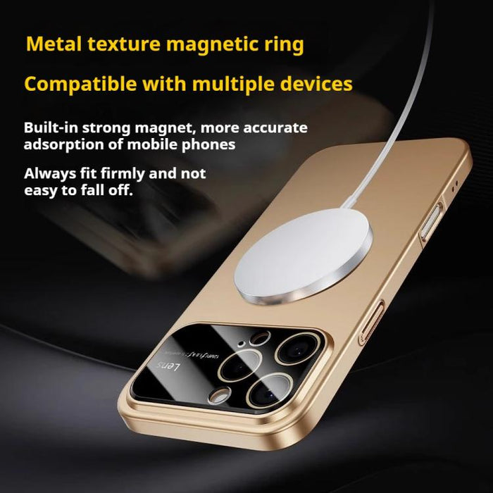 Kalebol Large Window MagSafe Frosted PC Phone Case, For iPhone 13 Pro Max, For iPhone 13 Pro, For iPhone 13