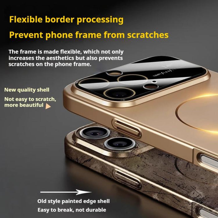 Kalebol Large Window MagSafe Frosted PC Phone Case, For iPhone 13 Pro Max, For iPhone 13 Pro, For iPhone 13