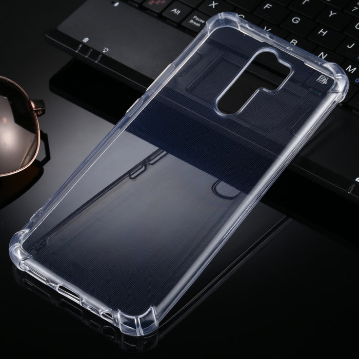 Estuche de TPU ultrafino anticaída de cuatro esquinas, For Xiaomi Redmi 9, For Xiaomi Redmi 9A, For Xiaomi Redmi 9C, For Xiaomi Redmi 10X 5G, For Xiaomi Redmi Note 9 / 10X 4G, For Xiaomi Redmi Note 9S / Note 9 Pro, For Xiaomi Mi 10 Lite 5G