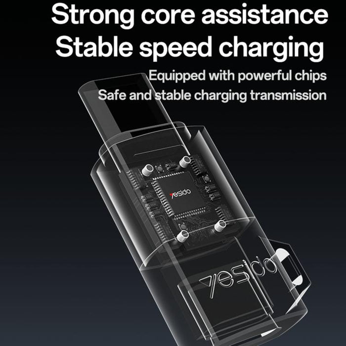 Yesido GS28 8 Pin Female to Type-C Male 60W Charging Adapter, GS28