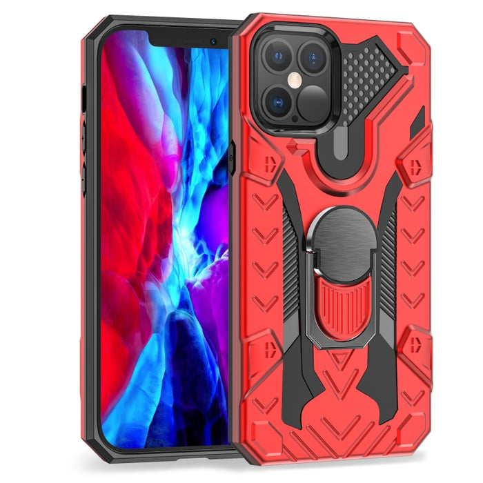 Iron Knight Series 2 en 1 PC + Funda de teléfono TPU con soporte para anillo