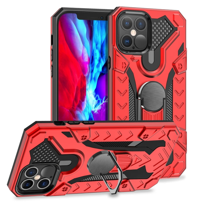 Iron Knight Series 2 en 1 PC + Funda de teléfono TPU con soporte para anillo
